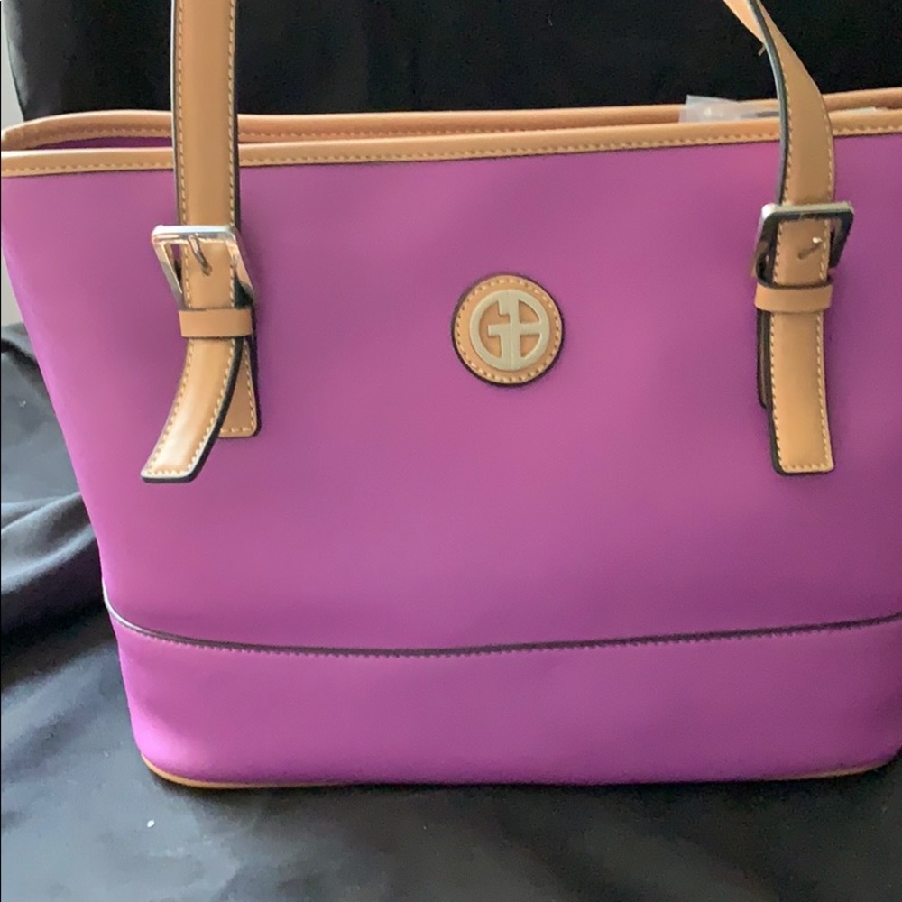 Gianibernini violet and brown purse